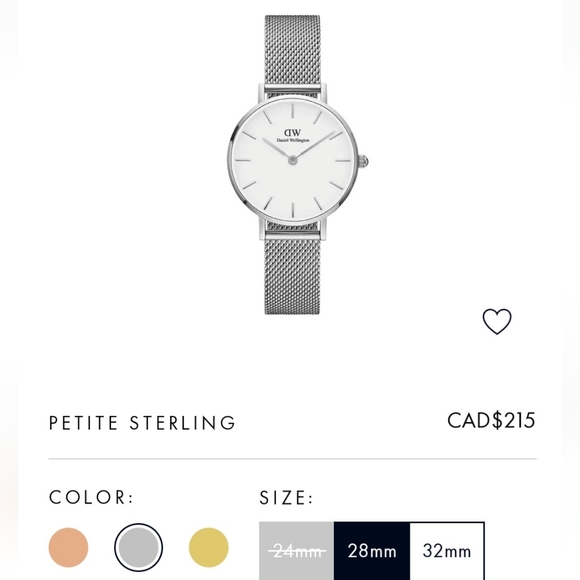 Daniel Wellington Petite Sterling 28mm - Picture 6 of 6